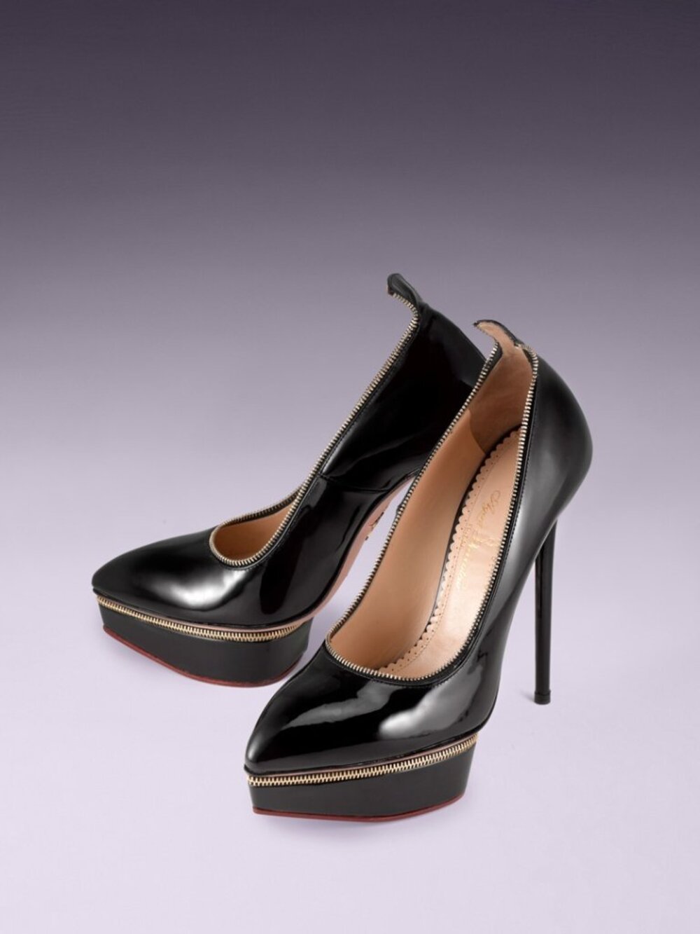 Agent Provocateur SOIREE x Charlotte Olympia Bellatrix Black Shoes 37.5